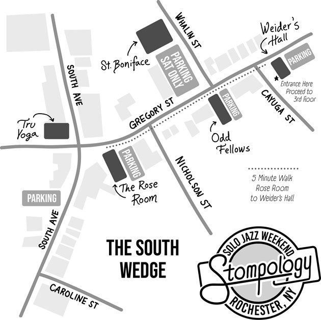 Map of Stompology South Wedge locations